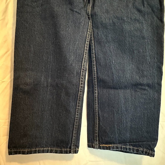 LEVI'S 505 Regular Fit 36x30 Straight leg Denim Blue Jeans Deep Dark Fade *CLEAN - Picture 3 of 9